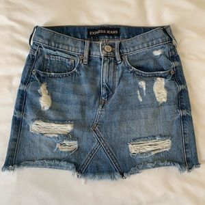 Express Jean Skirt